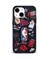 NBA Bulls Sticker Collage Phone Case 1