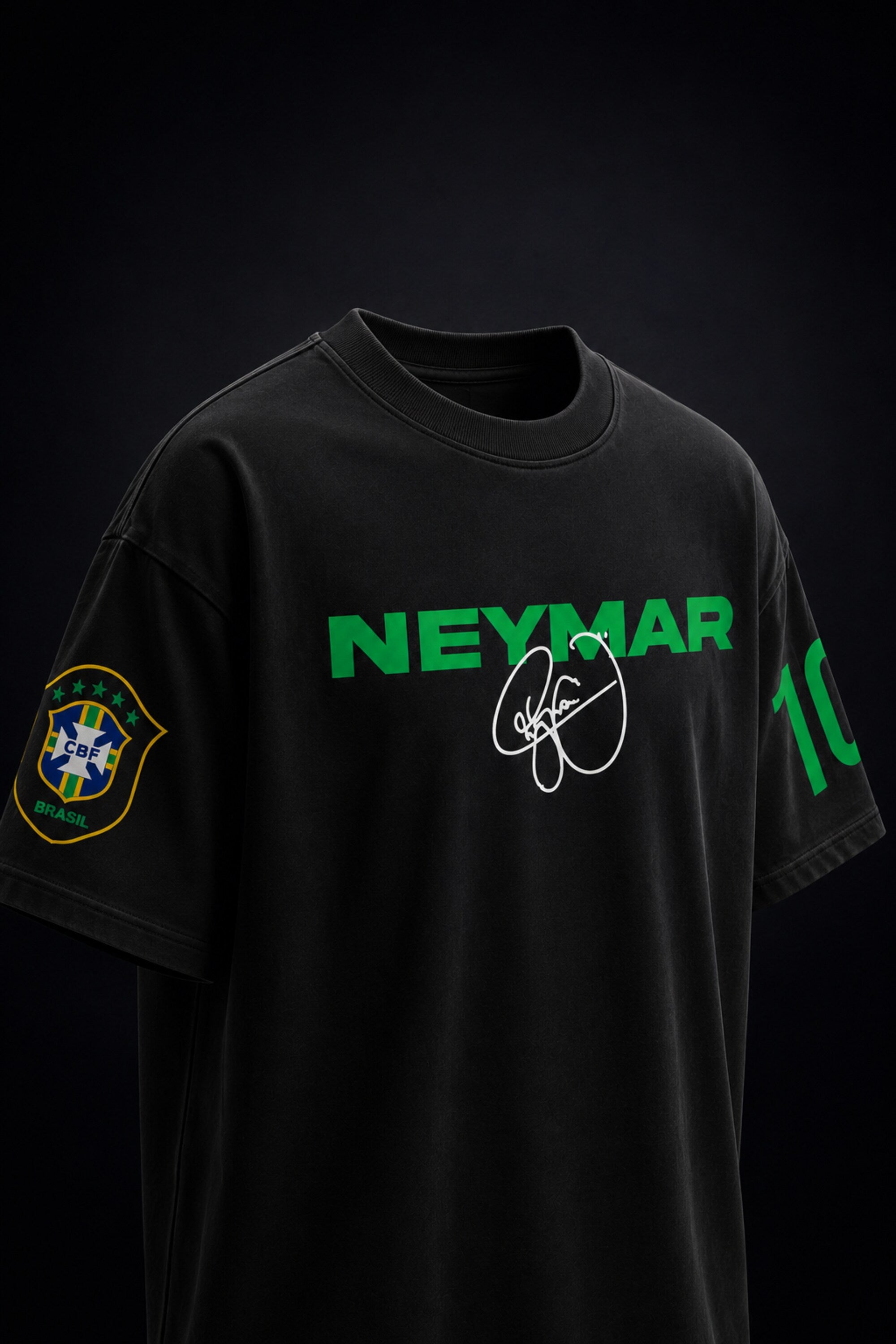 Neymar Legacy Oversized Tee: Streetwear Icon, Premium Comfort