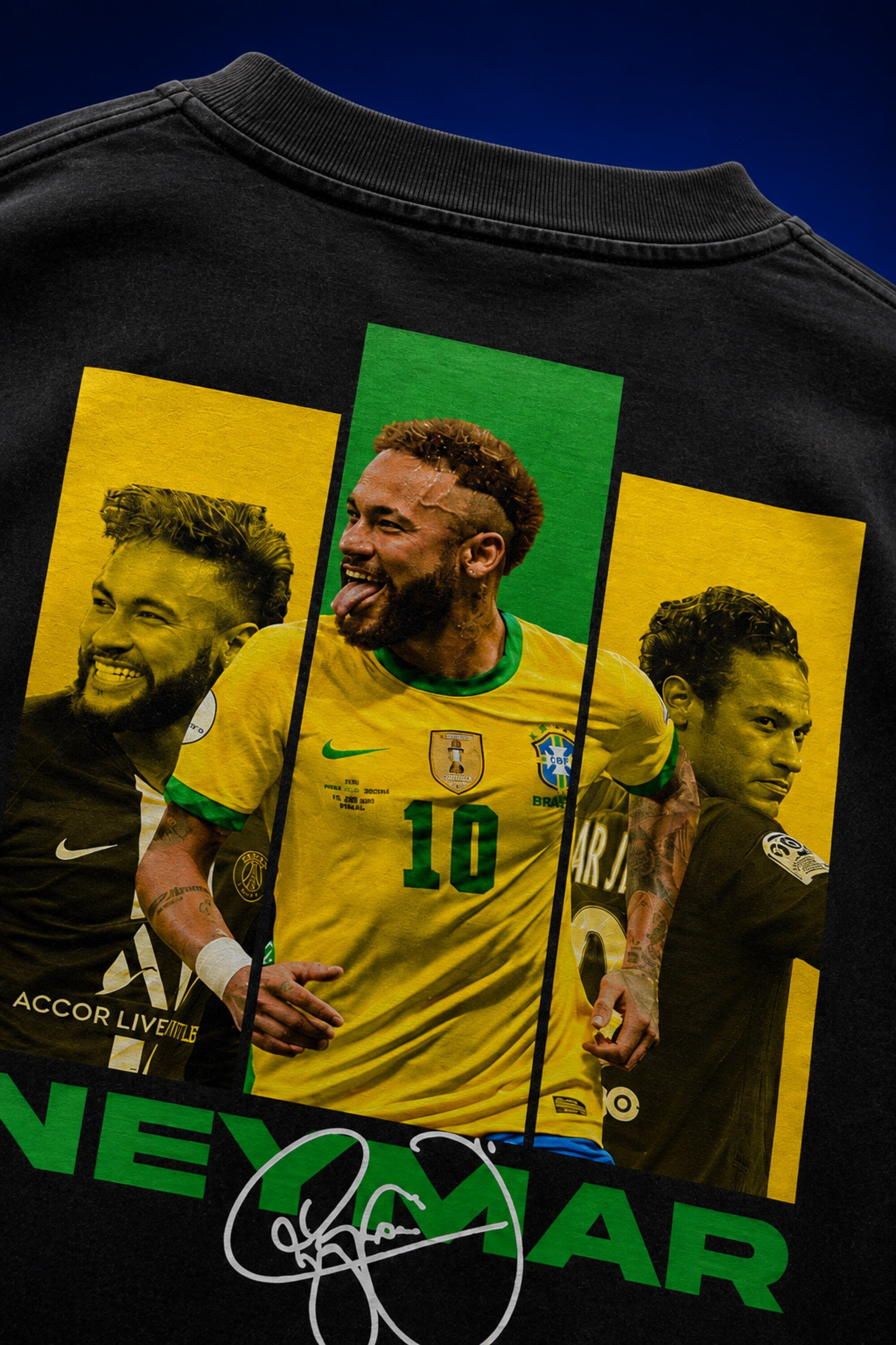 Neymar Legacy Oversized Tee: Streetwear Icon, Premium Comfort