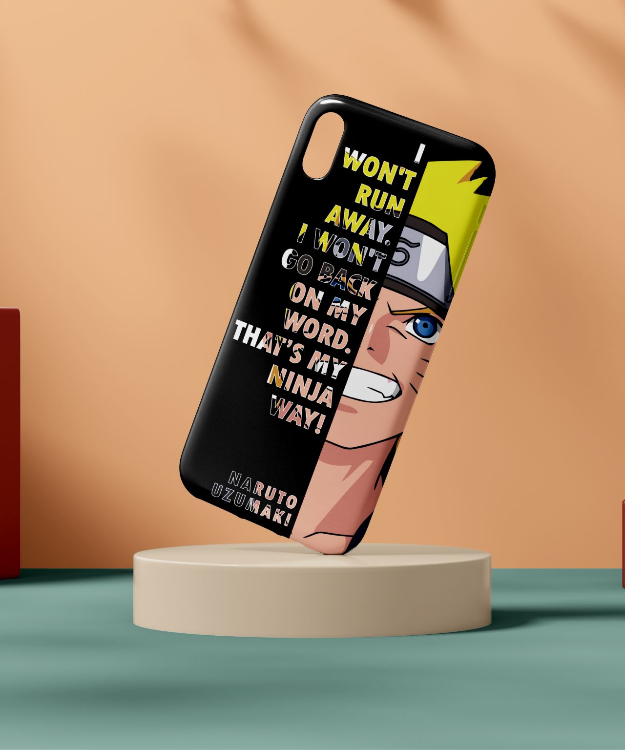 Naruto "I Won't Run Away" Mobile Case 1