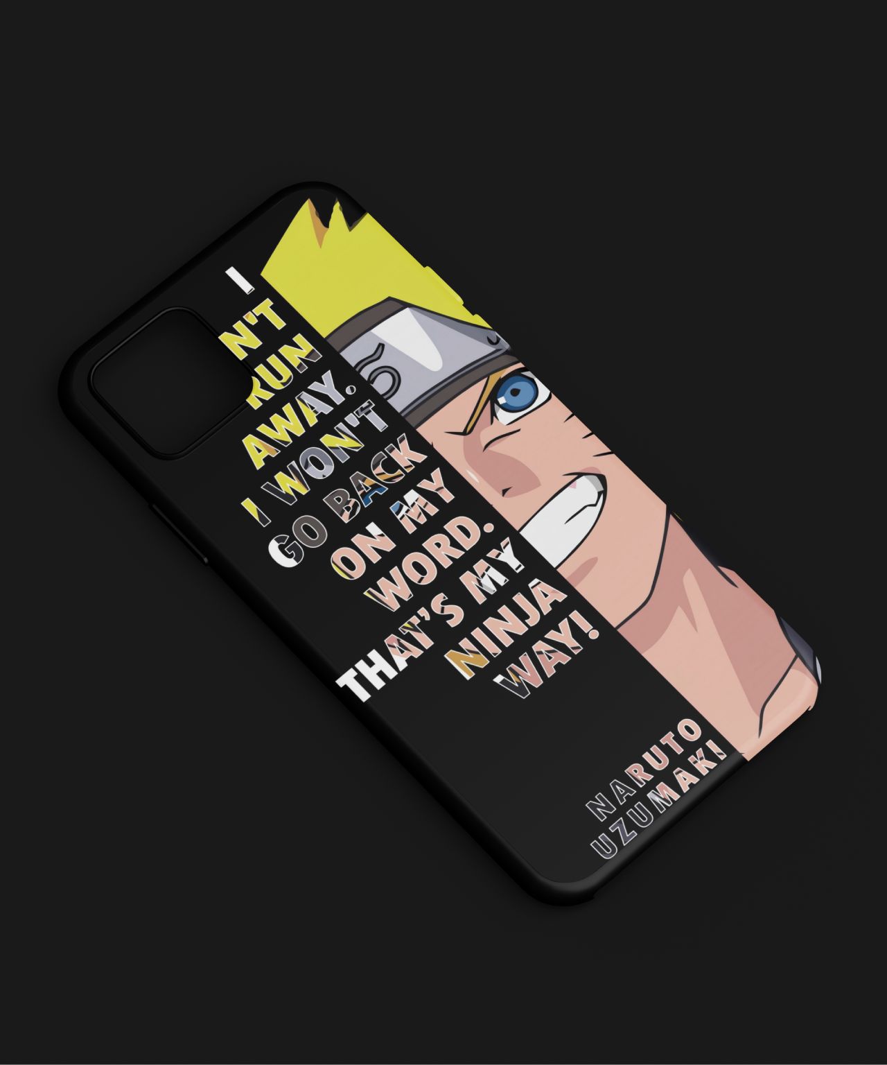 Naruto "I Won't Run Away" Mobile Case 5