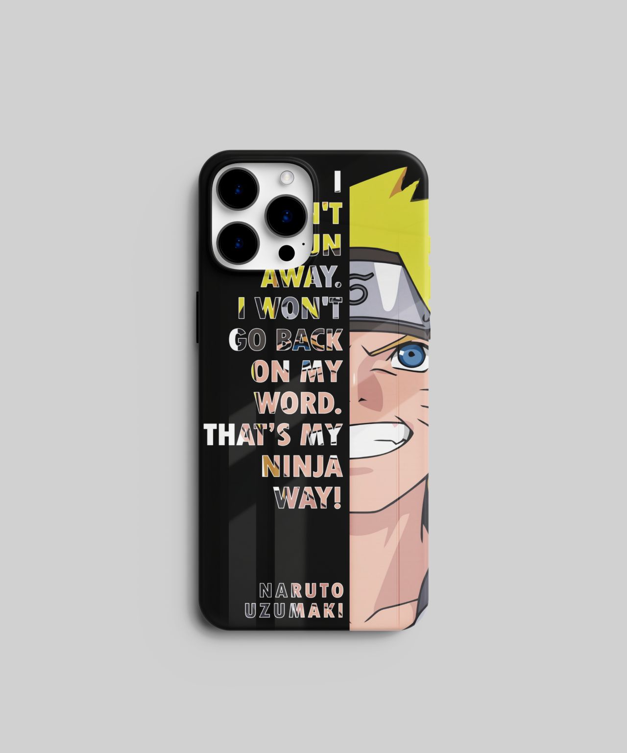 Naruto "I Won't Run Away" Mobile Case 6