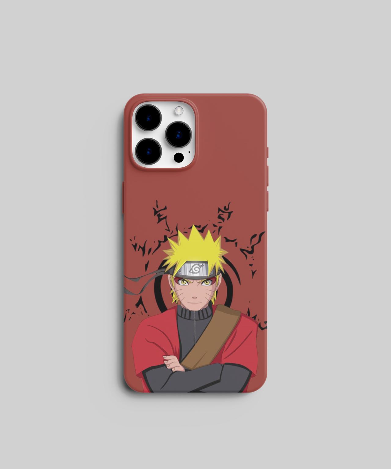 Naruto Uzumaki Red Art Phone Case and Cover 1