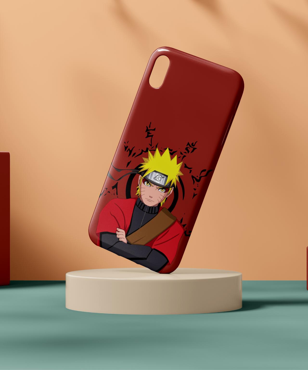 Naruto Uzumaki Red Art Phone Case and Cover 2