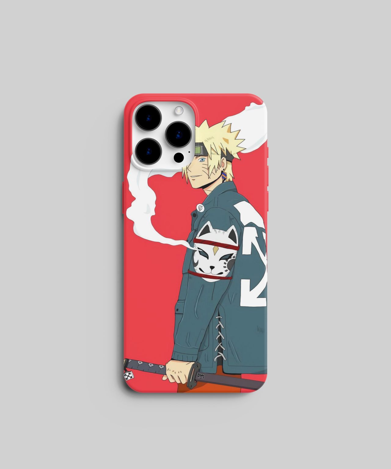 Naruto with Denim Jacket Mobile Case 3