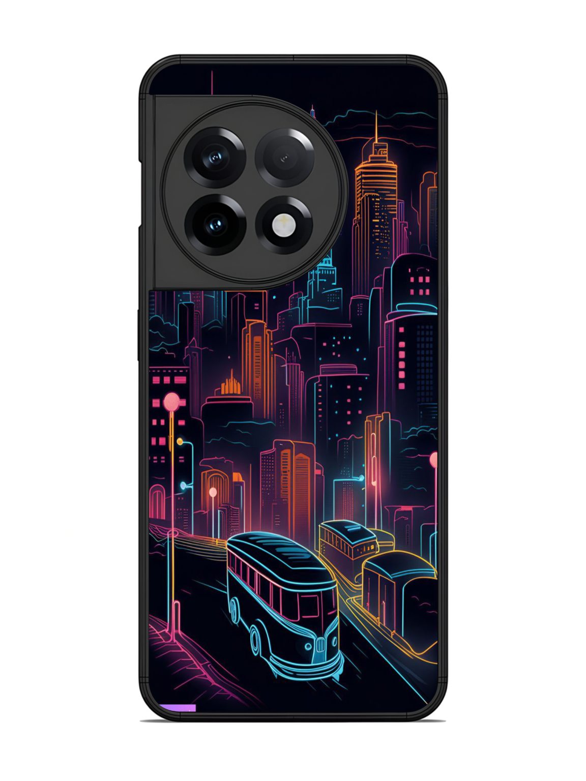 Neon Cityscape Phone Case for OnePlus 11R 1