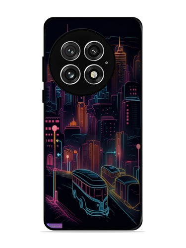 Neon Cityscape Phone Case for OnePlus 13 1