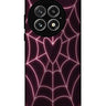 Neon Spiderweb Heart Phone Case for OnePlus 13 1