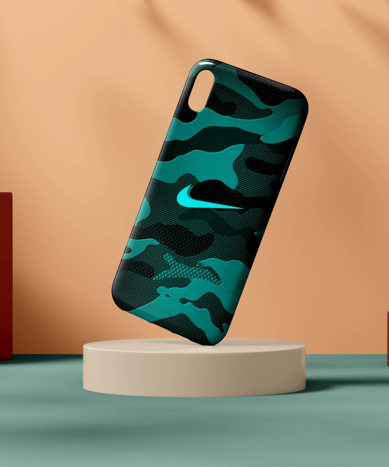 Nike Military Camo Swoosh Case and Cover - Hard & Glass Options 2