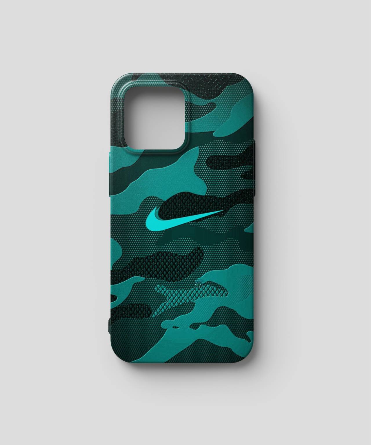 Nike Military Camo Swoosh Case and Cover - Hard & Glass Options 3