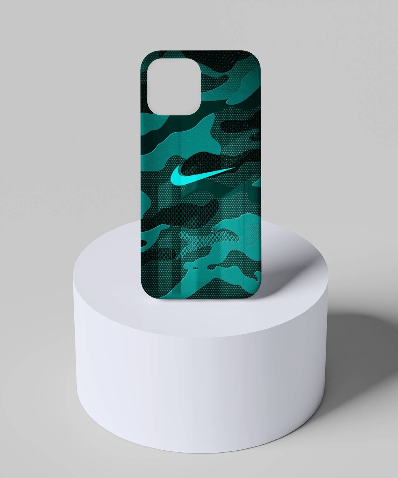 Nike Military Camo Swoosh Case and Cover - Hard & Glass Options 6 glass