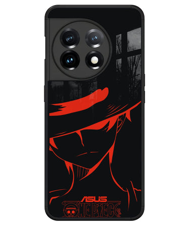 One Piece Luffy Hat Silhouette Phone Case for OnePlus 11 1