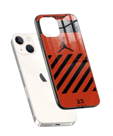 Orange Off-White Jordan Phone Case 2