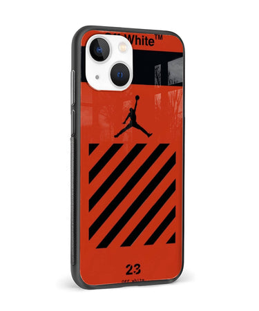Orange Off-White Jordan Phone Case 4