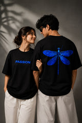 Blue Dragonfly Oversized T-Shirt for Men & Women
