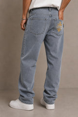 Light Blue Baggy Jeans for Men