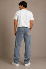 Light Blue Baggy Jeans for Men