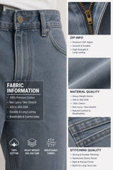 Light Blue Baggy Jeans for Men