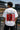 POPCASE white oversized t shirt WORK not equal LIFE dark green stamp seal DTF graphic 220 GSM premium cotton streetwear tshirt