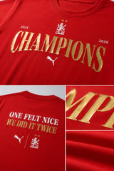 220 GSM premium cotton fabric – RCB 2026 champions oversized tshirt India – PopCase