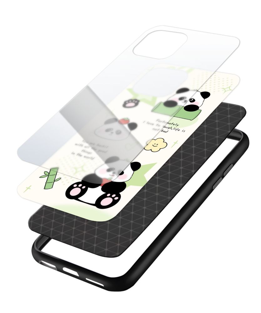 Panda Expressions Comic Phone Case 3