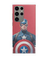 Patriotic Captain America Mobile Cover for Samsung s23 ultra 1