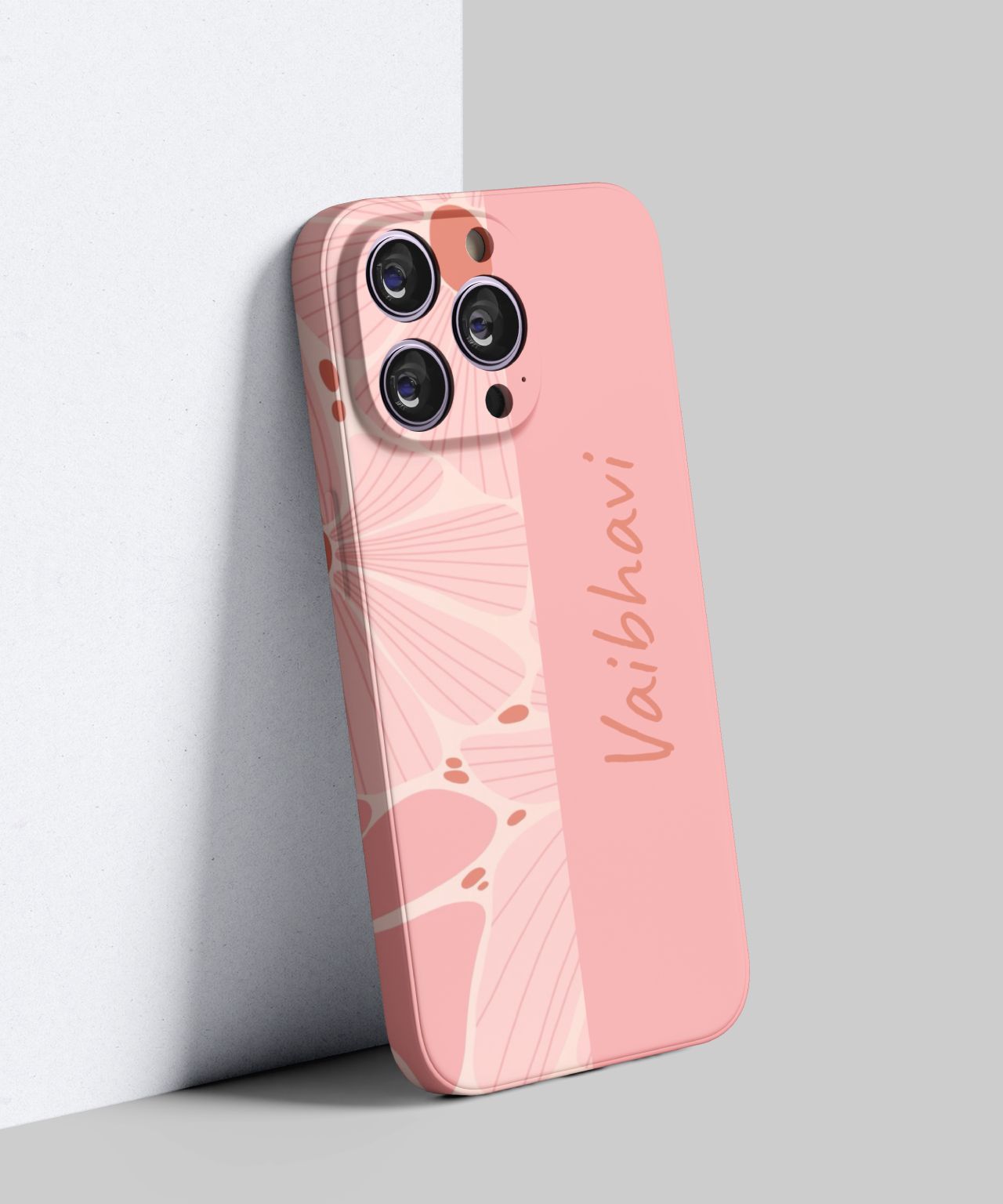 Personalized Pink Floral Phone Case and Cover 4