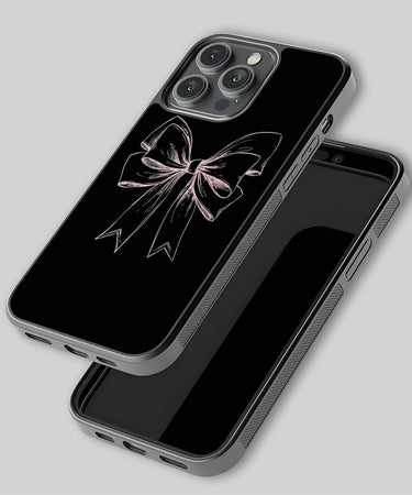 Pink Sketch Bow Phone Case 3