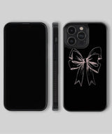 Pink Sketch Bow Phone Case 4