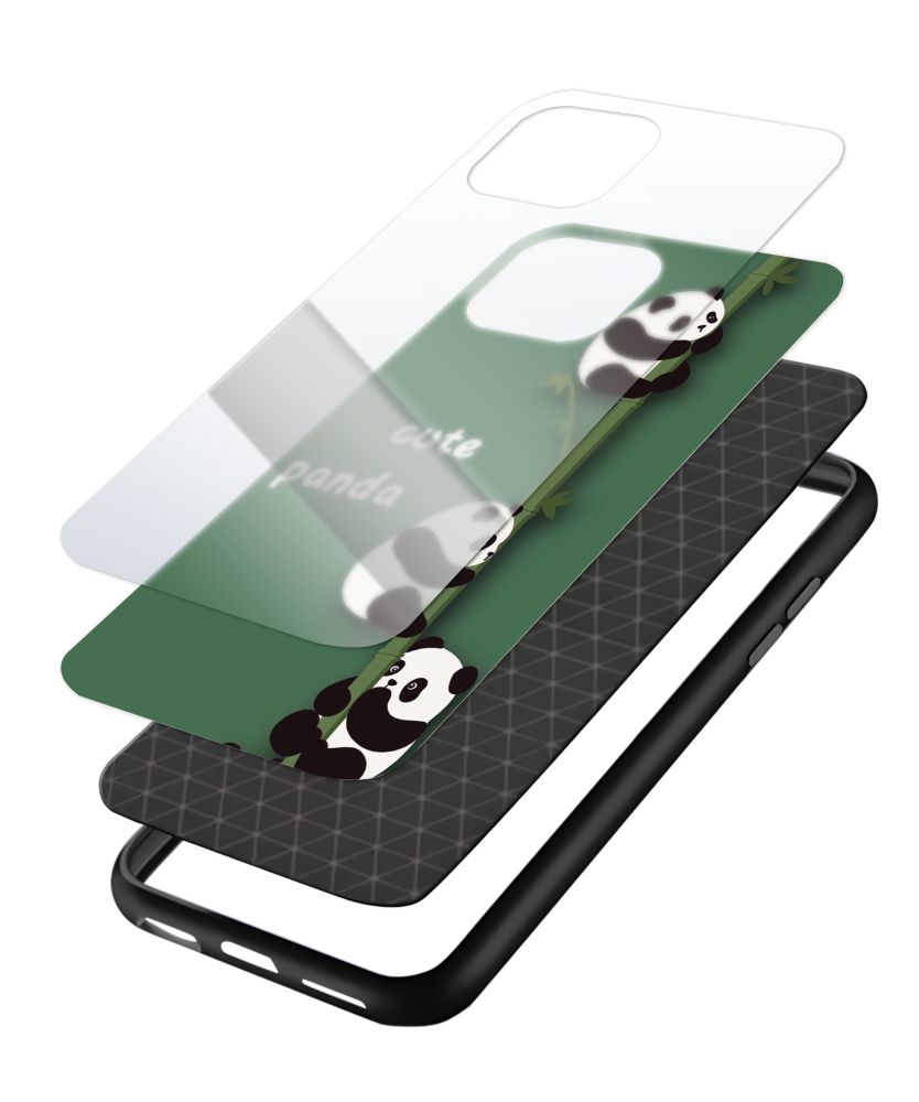 Playful Panda Climbing Bamboo Phone Case 3