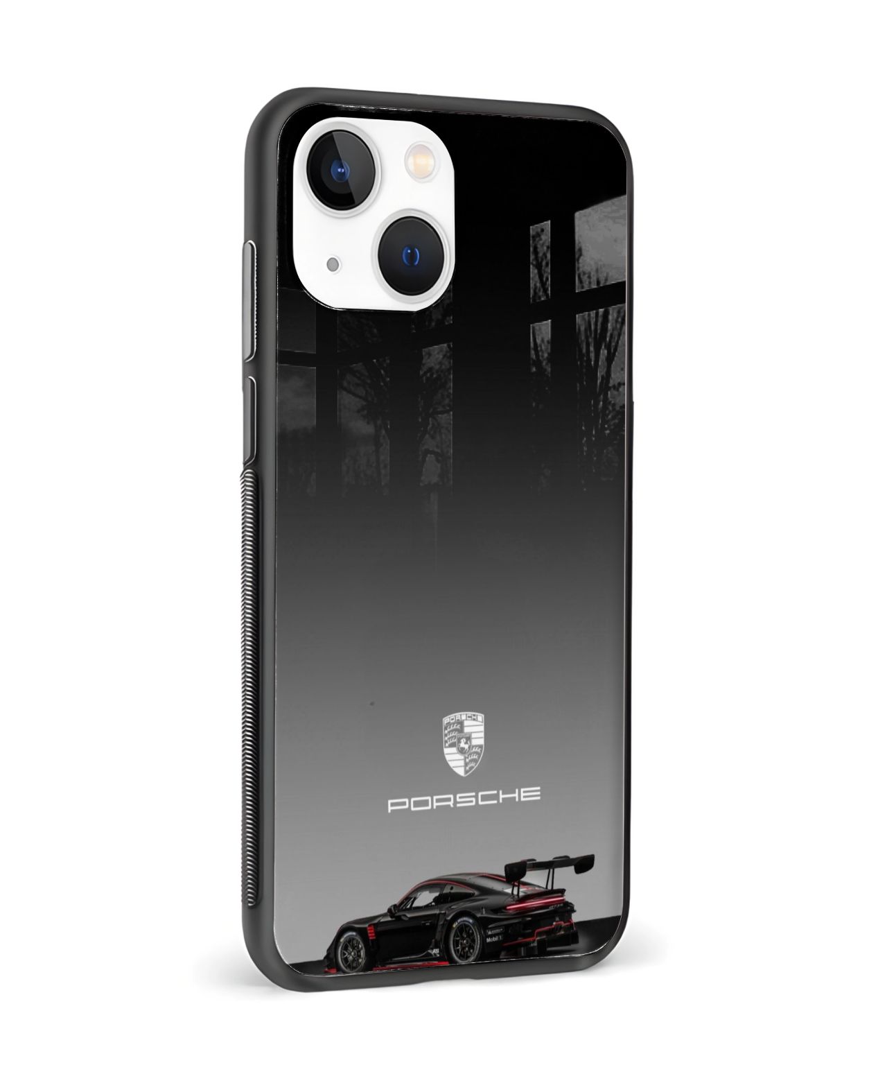 Porsche Car Design Glass/Metal Phone Case 4