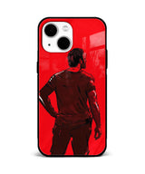 Prabhas Red Tempered Glass/Metal Phone Case 1