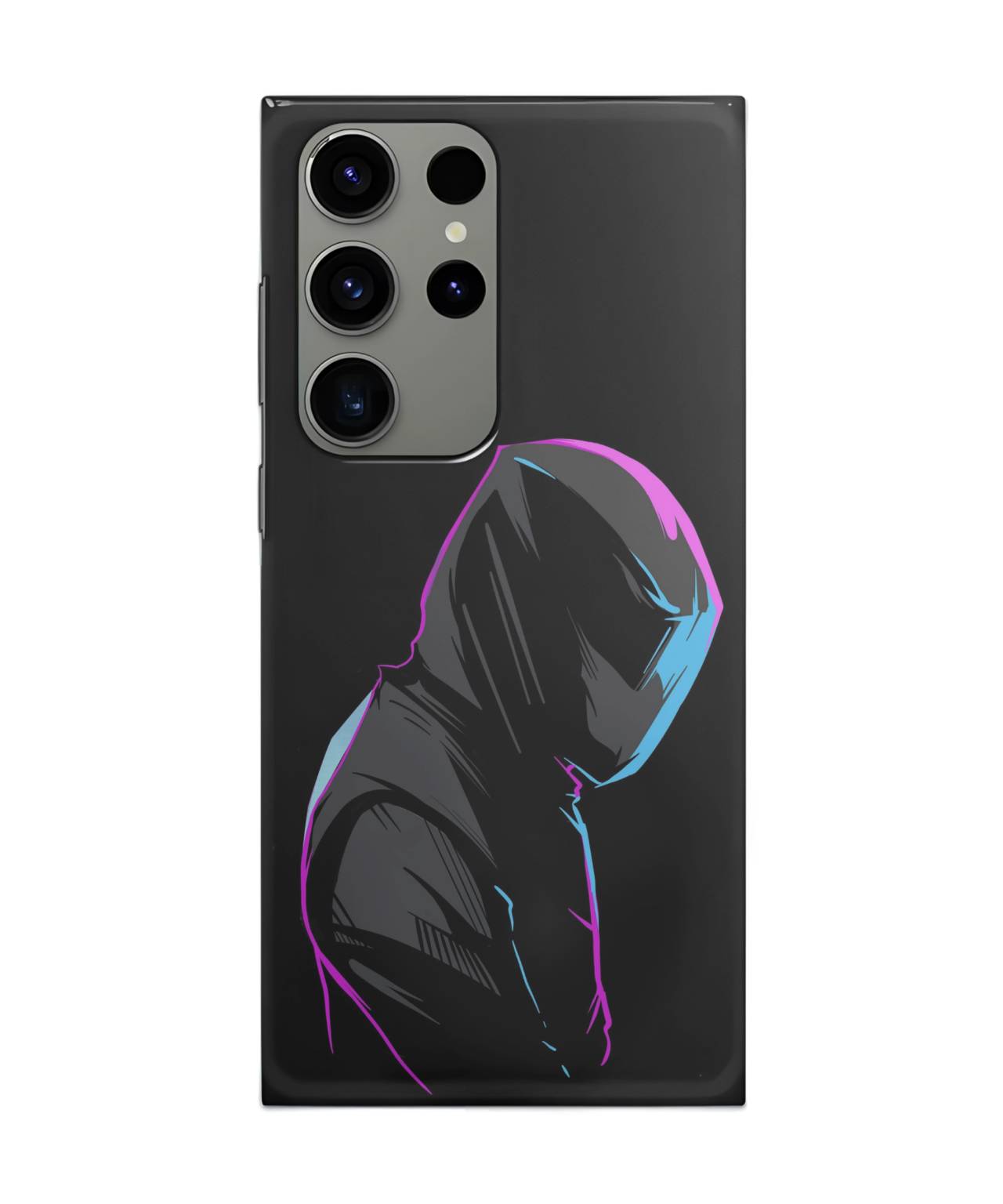 Premium Samsung s23 ultra Case with Neon Hooded Design 1