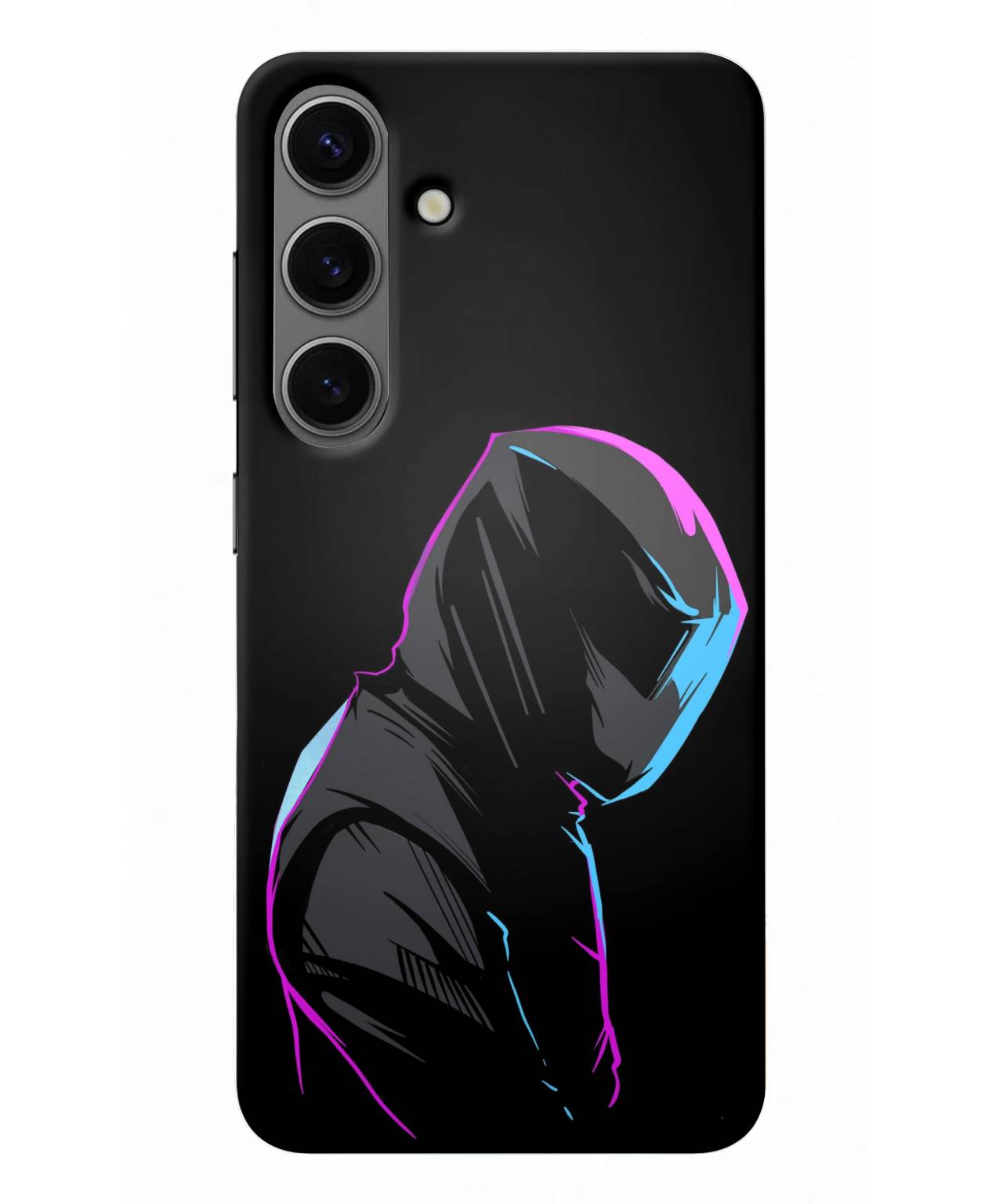Premium Samsung s24 plus Case with Neon Hooded Design 1