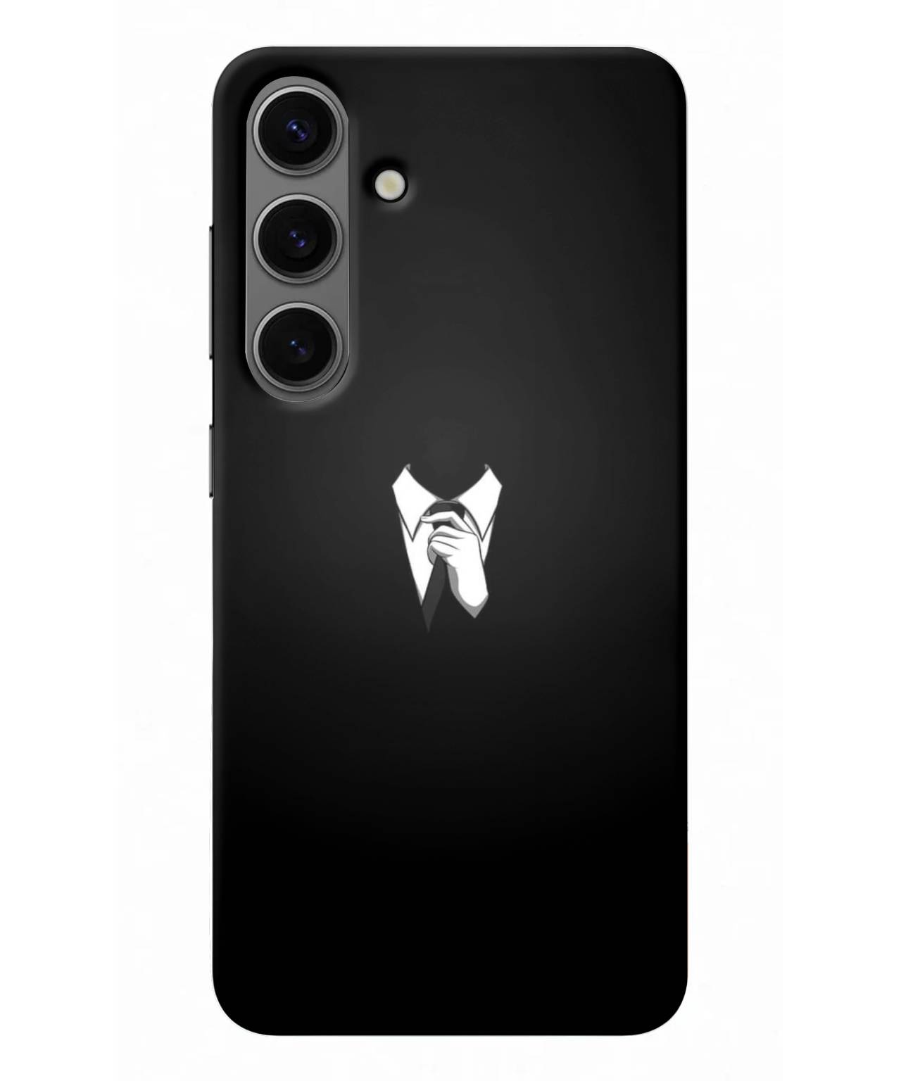 Professional Black Tie for Samsung s24 plus Mobile Case and Cover 1
