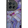 Purple Crystal Art Phone Case for OnePlus 12.