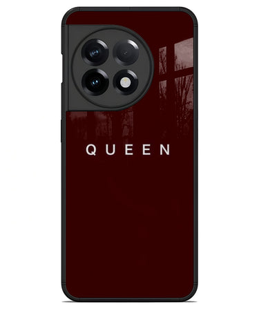 Queen Maroon Minimalist Phone Case for OnePlus 11R 1