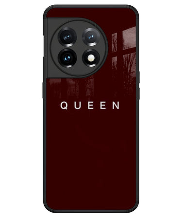 Queen Maroon Minimalist Phone Case for OnePlus 11 1