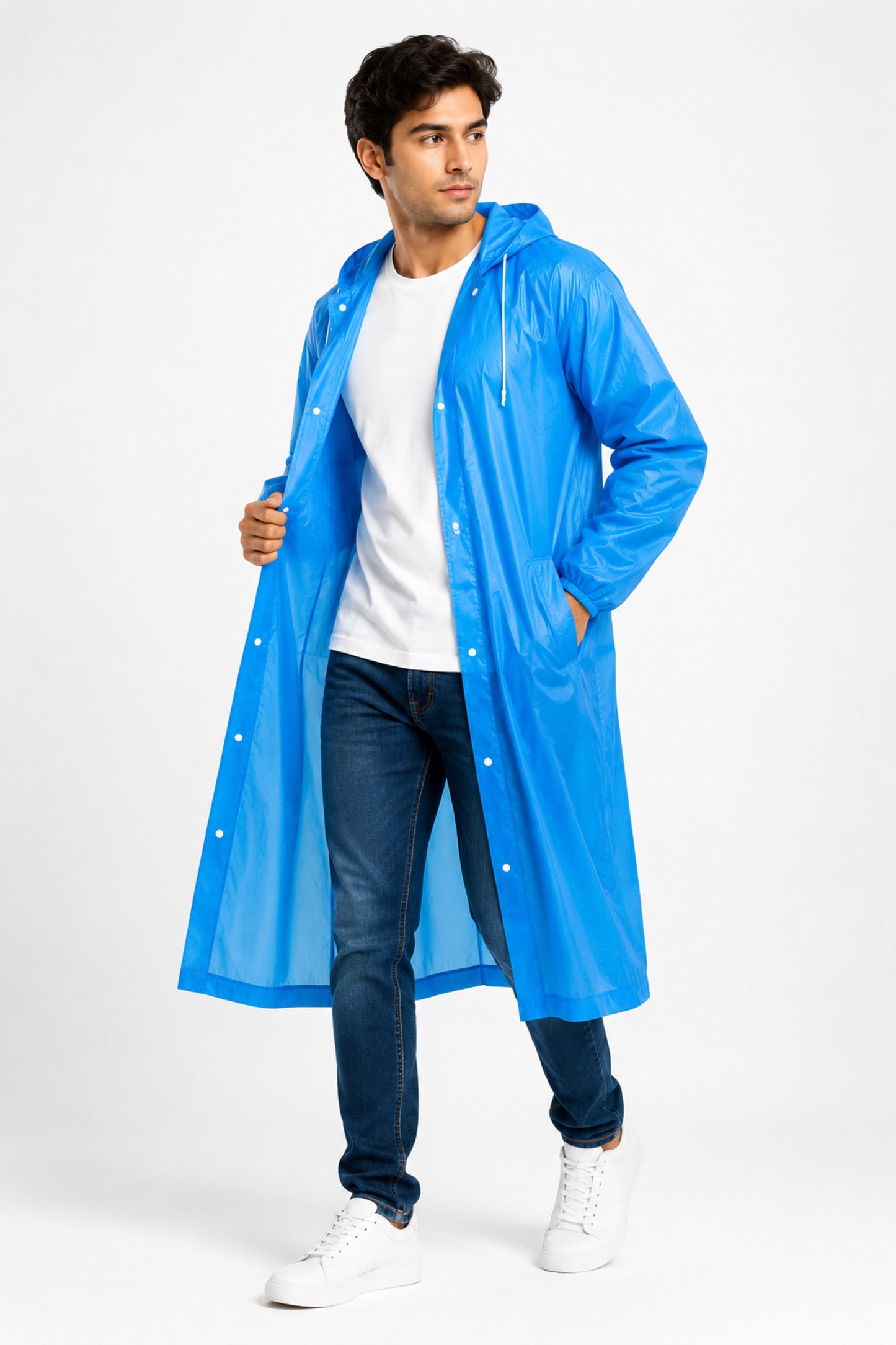 Waterproof Raincoat for Men & Women India shot 4