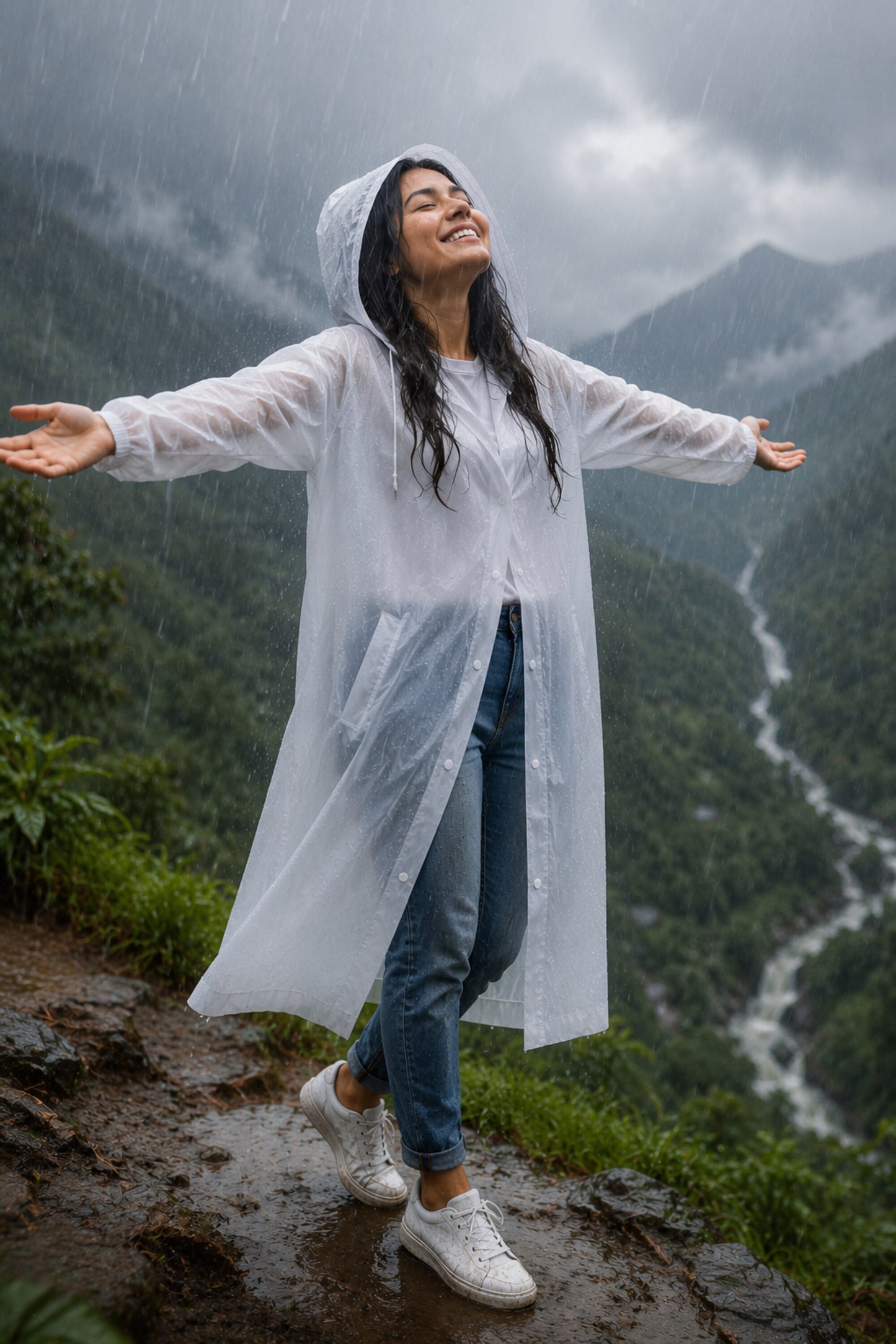 Waterproof Raincoat for Men & Women India shot 5