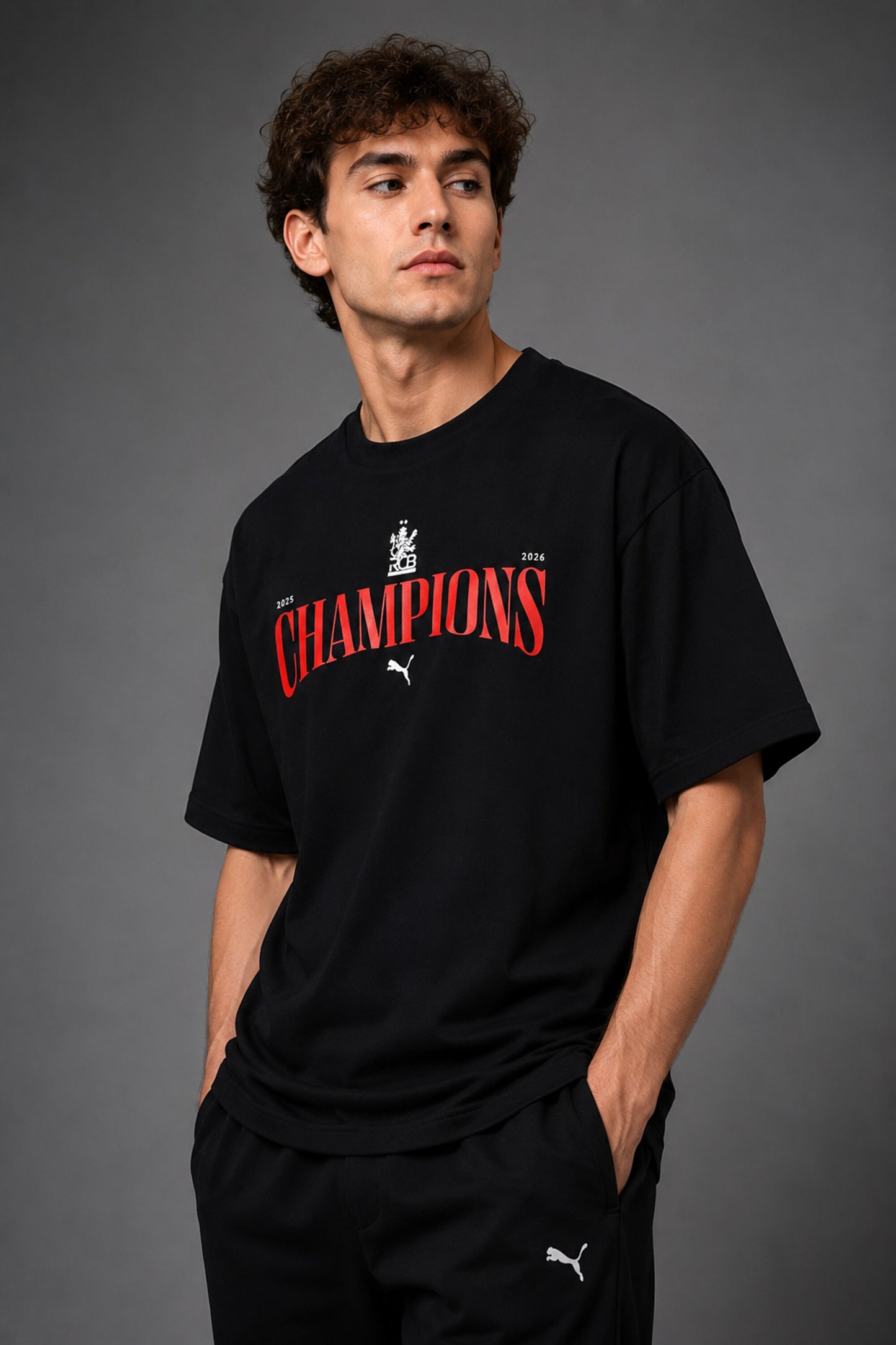 RCB Champions 2026 Fan T-Shirt – Back To Back Victory Edition