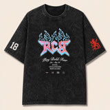 PopCase Virat Kohli RCB vintage tshirt size chart India – S M L XL XXL unisex oversized drop-shoulder