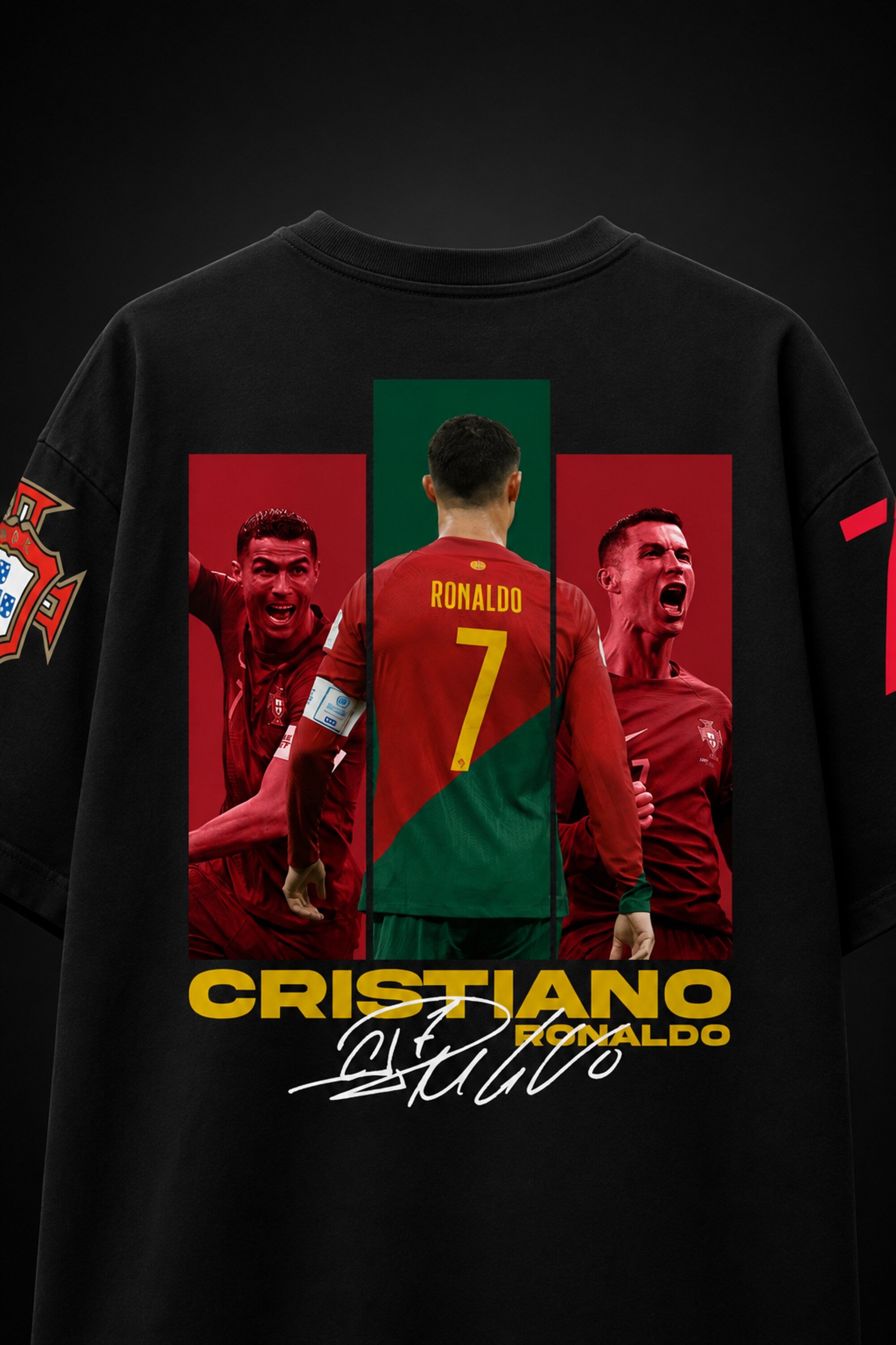 Ronaldo Legacy Oversized Tee for the Ultimate Fan