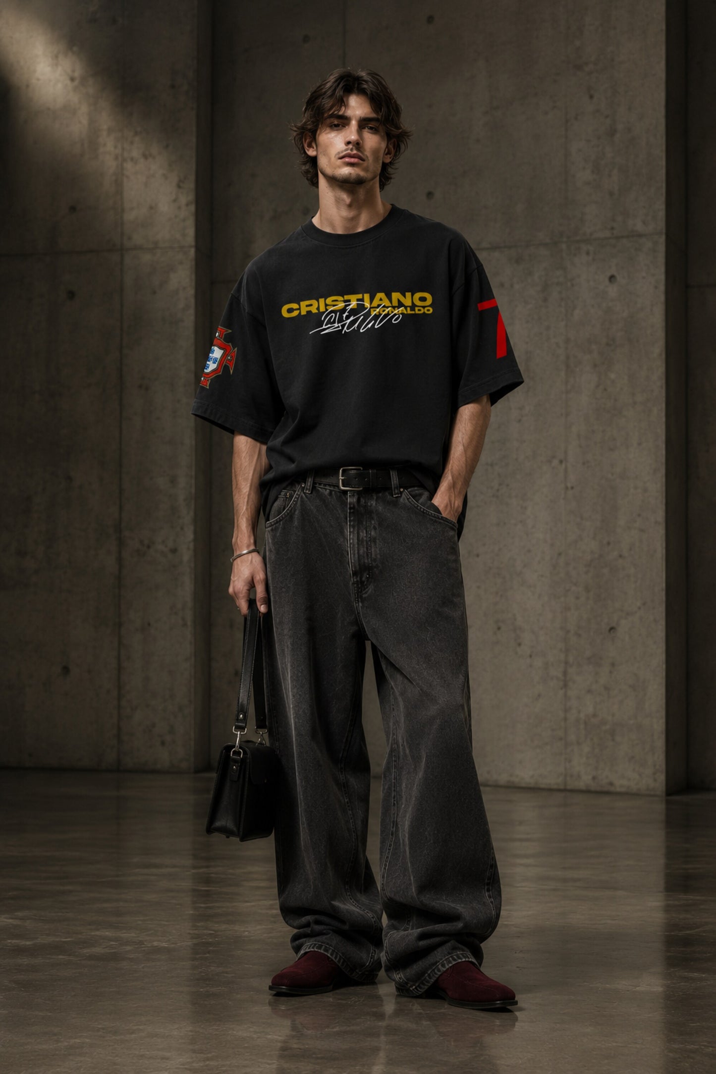 Ronaldo Legacy Oversized Tee for the Ultimate Fan