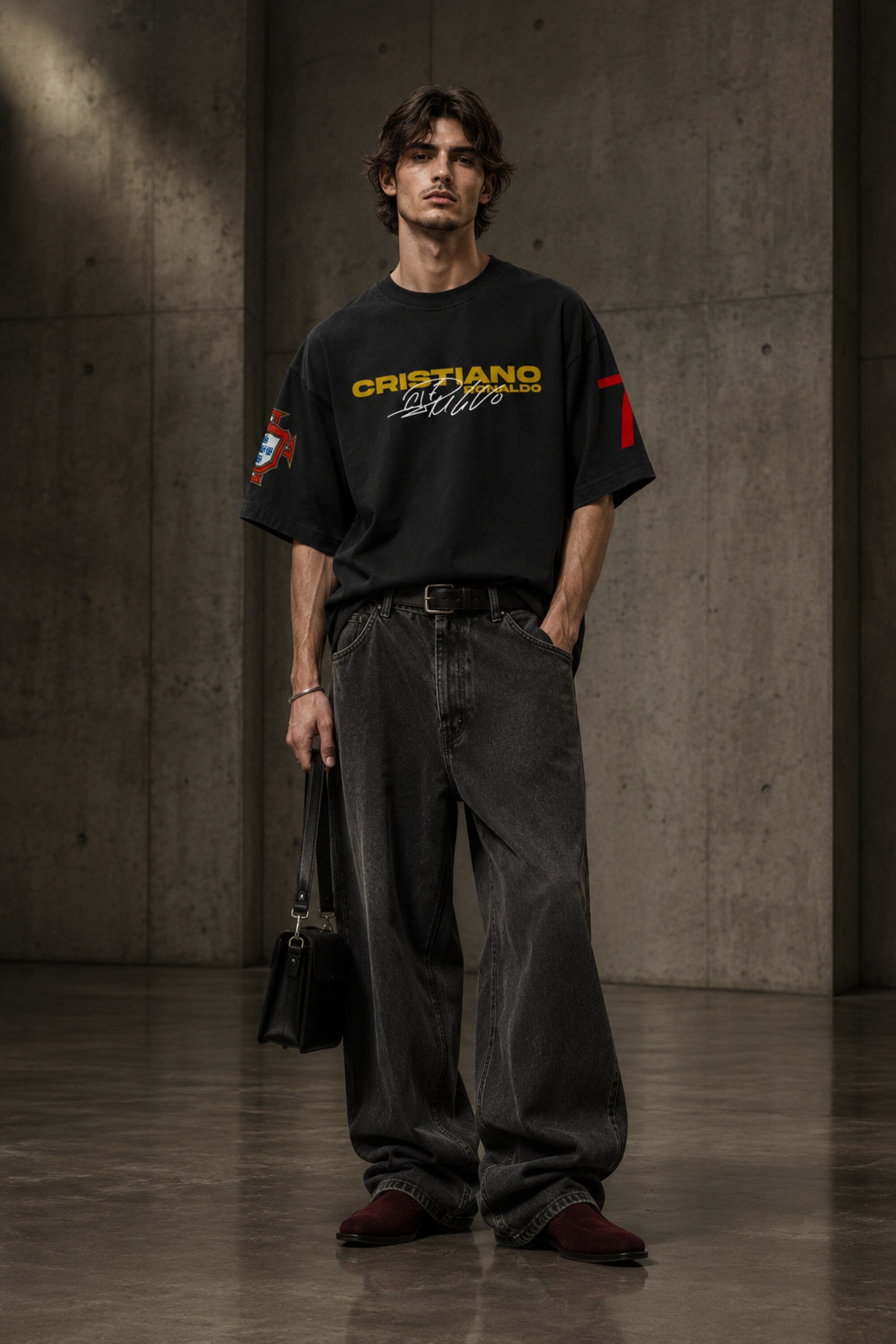 Ronaldo Legacy Oversized Tee for the Ultimate Fan