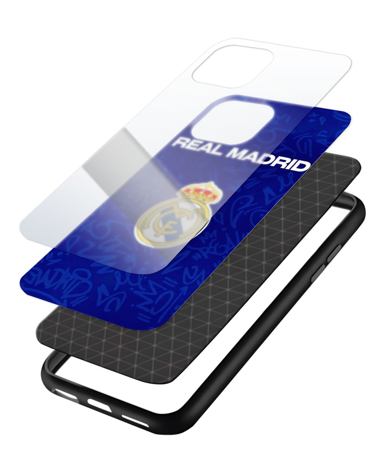 Real Madrid Blue Graffiti Case 3