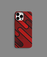 Red Black Design Phone Case - PopCase