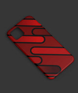 Red Black Design Phone Case - PopCase