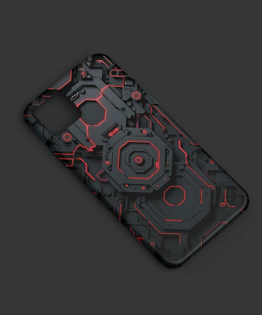 Red Hexagonal Mobile Case - PopCase