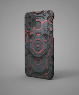 Red Hexagonal Mobile Case - PopCase
